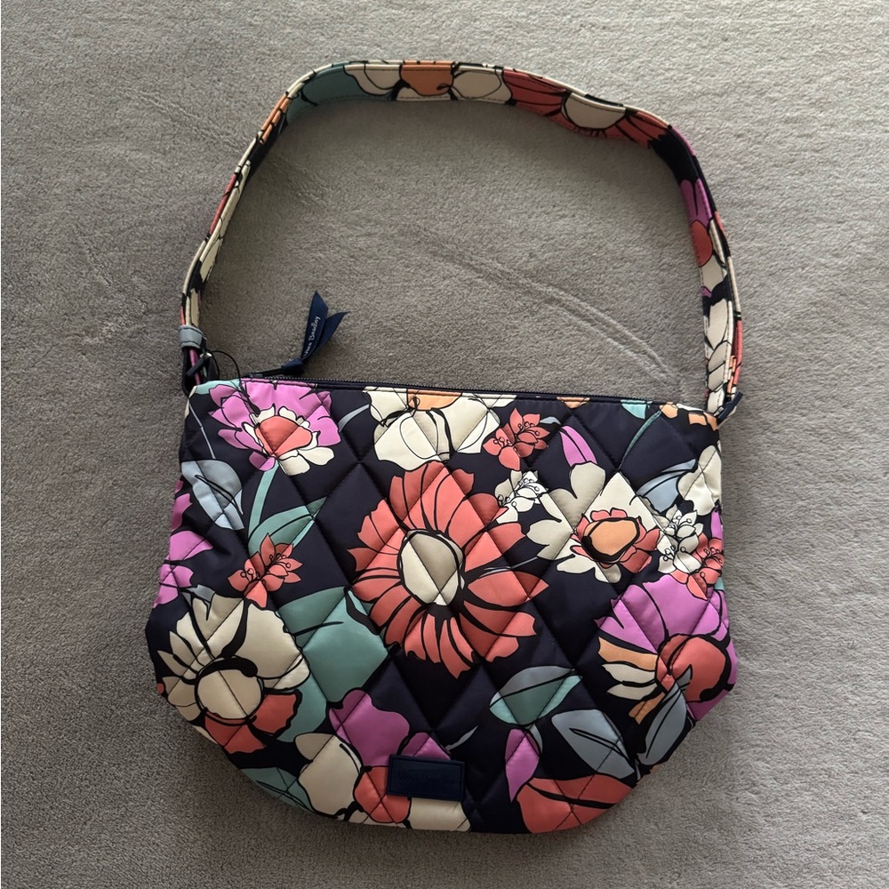 Vera Bradley Ultralight Bucket Crossbody Bag Purse Santa Fe Sun Pattern NWT